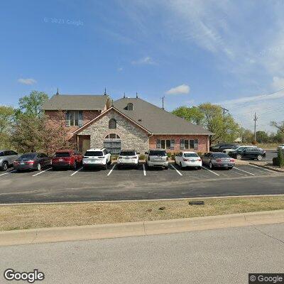 Thumbnail image of the front of a dentist office practice with the name Owasso Orthodontics which is located in Owasso, OK