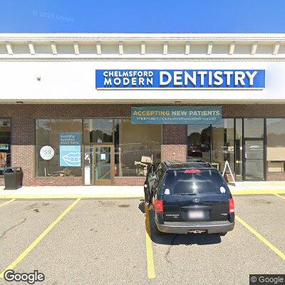 Thumbnail image of the front of a dentist office practice with the name Drum Hill Dental which is located in Chelmsford, MA