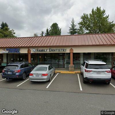 Thumbnail image of the front of a dentist office practice with the name Bridle Trails Family Dentistry which is located in Kirkland, WA