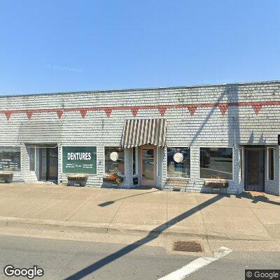 Thumbnail image of the front of a dentist office practice with the name Bremer's Denture Center which is located in Lincoln City, OR