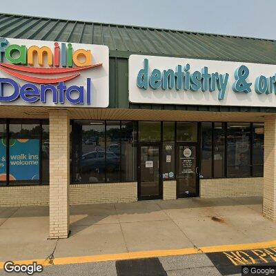 Thumbnail image of the front of a dentist office practice with the name Familia Dental which is located in Fort Wayne, IN