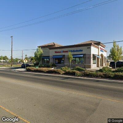 Thumbnail image of the front of a dentist office practice with the name Western Dental which is located in Dinuba, CA