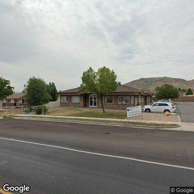 Thumbnail image of the front of a dentist office practice with the name Copper Mountain Dental which is located in Herriman, UT