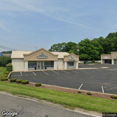 Thumbnail image of the front of a dentist office practice with the name Periago Orthodontics which is located in Corydon, IN